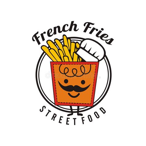 French Fries Logo Vector Illustration Stock Vector Illustration Of