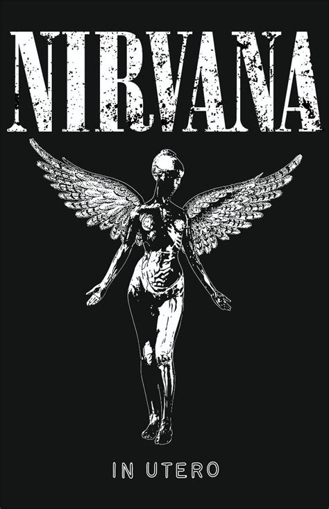 Nirvana En Utero Rock Poster Art Band Posters Rock Posters