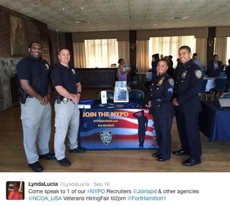 Nypd At Our Ncoa Career Expo At Fort Hamilton Ny Usa Veterans Find