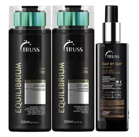 Kit Truss Shampoo E Condicionador Equilibrium 300ml Day By Day