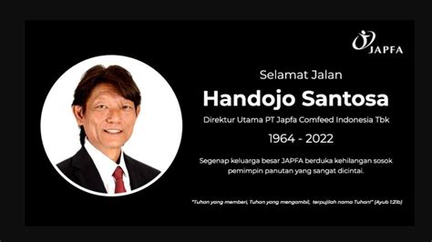 Fakta Terkait Dirut Japfa Comfeed Indonesia Handojo Santosa Yang