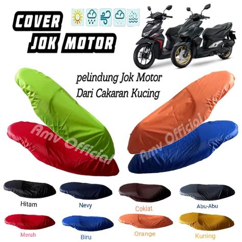 Jual Sarung Jok Motor Vario Beat Fazzio Scoopy Mio Nmax Aerox Lexi Pcx