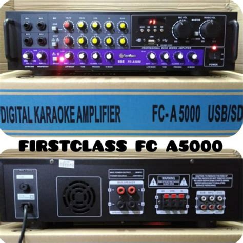 Power Amplifier Firstclass FC A5000 Bluetoth Lazada Indonesia