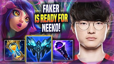 FAKER IS READY FOR NEEKO T1 Faker Plays Neeko MID Vs Ahri Season