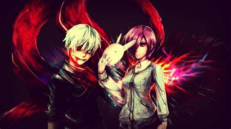 Tokyo Ghoul Kaneki And Touka Full Hd Fond D Cran And Arri Re Plan