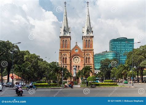 Saigon French Cathedral Editorial Image Image Of Place 52114695