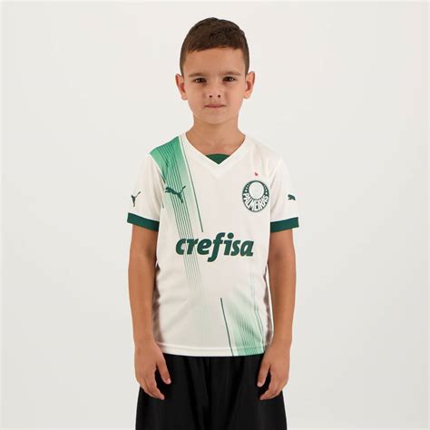 Puma Palmeiras Away 2023 Teens Jersey Futfanatics