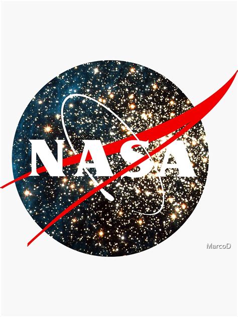 "Nasa Meatball Logo - Hubble Space Edition" Sticker for Sale by MarcoD ...