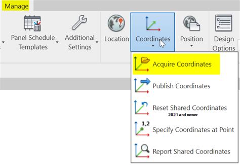 Cómo coordinar un nuevo modelo de Revit en coordenadas compartidas ya