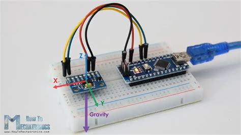 How To Track Orientation With Arduino And Adxl Accelerometer How