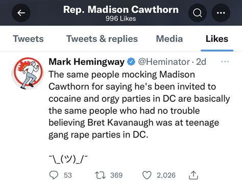 Patriottakes On Twitter Madison Cawthorn Liked This Tweet