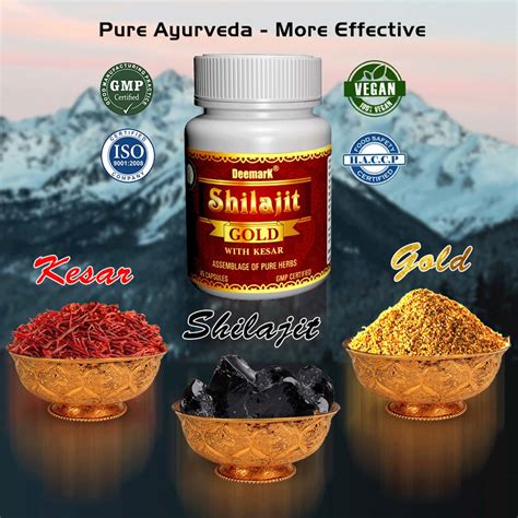 Buy Deemark Shilajit Gold 180 Cap Improve Sex Power And Stamina For