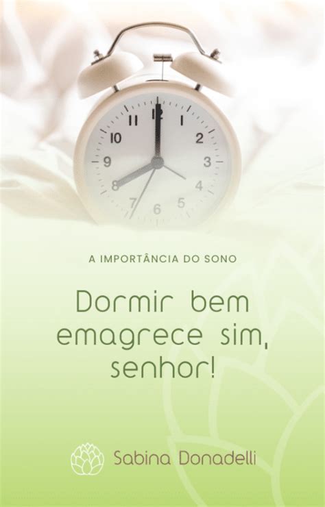 Ebook A importância do sono Sabina Donadelli