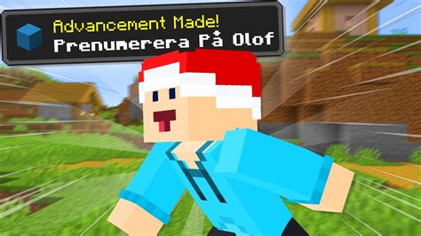 Minecraft MEN Jag Tar SKADA Vid ADVANCEMENTS YouTube