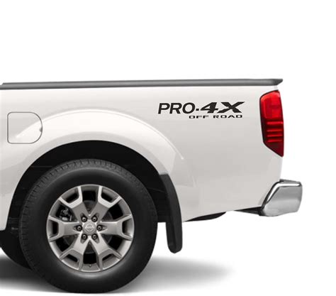 X Nissan Frontier Pro X Vinyl Both Side Stickers Decals X