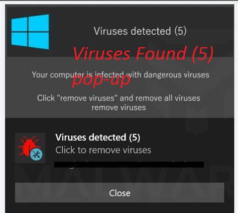 How To Remove Viruses Found 5 Pop Up From Pc Malware Guide