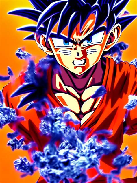 Hyper Detailed D Render Of Goku From Dragonball Stable Diffusion