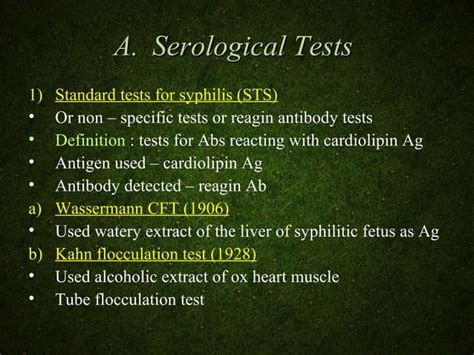 Lab Diagnosis Of Syphilis Ppt