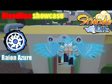 Raion Azure Full Showcase Shindo Life Raion Rengoku Skin Youtube