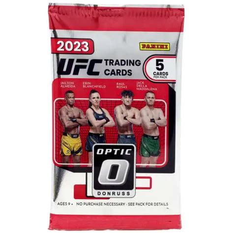 UFC Panini 2023 Donruss Optic UFC Trading Card BLASTER Box 6 Packs