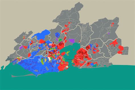 Mapa Histórico dos Grupos Armados no Rio de Janeiro GENI