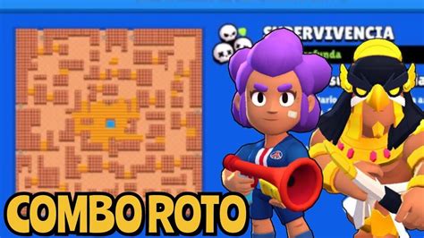 Este Combo En Este Mapa Esta Rot Simo Brawl Stars Youtube