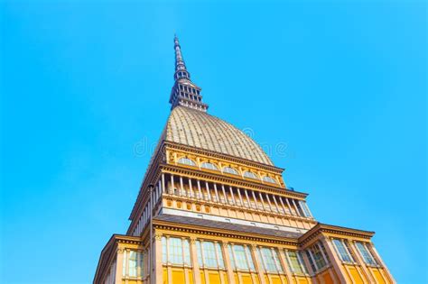 Mole Antonelliana Cupola Against Blue Sky Stock Photo Image Of