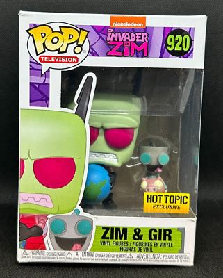 Funko Pop Zim Gir Nickelodeon Invader Zim Television Hot Topic