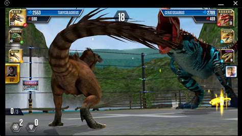 Jurassic World The Game Player Duel Battle 770 TANYCOLAGREUS And