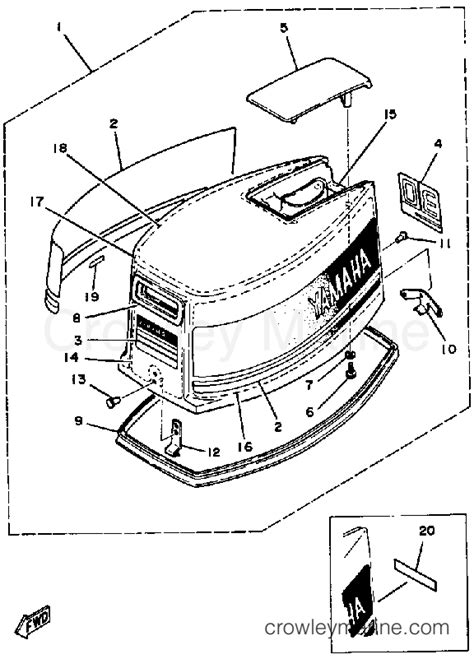 Top Cowling Outboard Hp Elk Crowley Marine
