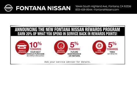 Specials Available Now on Expert Nissan Service from Fontana Nissan