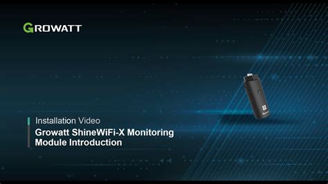 Growatt ShineWiFi X Monitoring Module Introduction YouTube