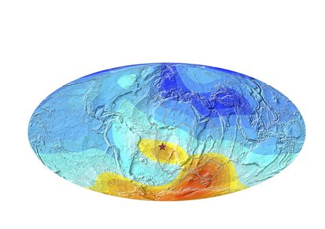 南大西洋的地磁异常 Eurekalert