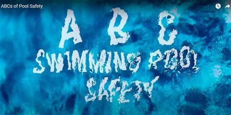 SWIMMING POOL SAFETY