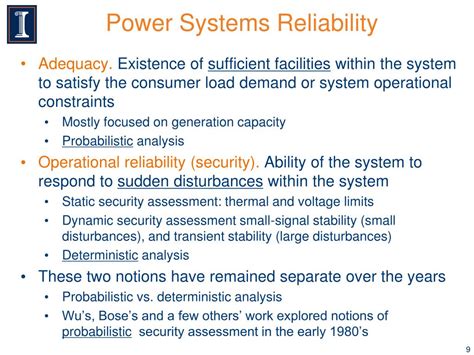 Ppt Reliability Engineering For Next Generation Electric Power