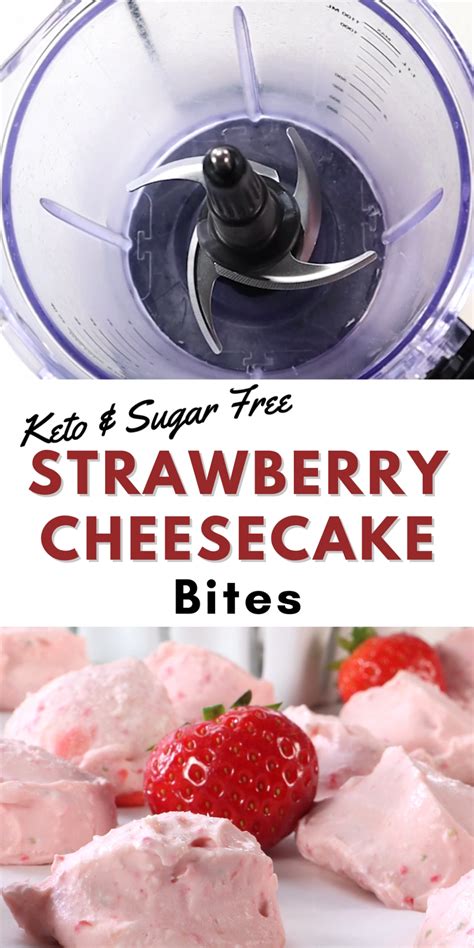 Low Carb Keto Sugar Free Strawberry Cheesecake Bites Artofit