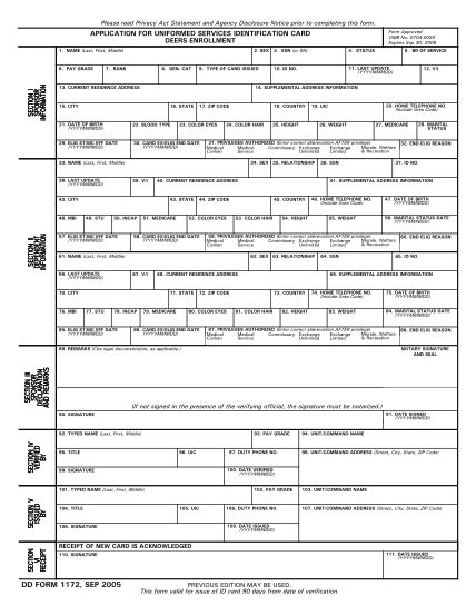 19 Dd Forms 1172 Free To Edit Download And Print Cocodoc