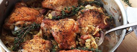 Recipe Trolley Braised Chicken With Onions And Pancetta