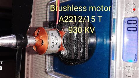 RC Brushless Motor Test Propeller Thrust A 2212 15 T Brushless Motor