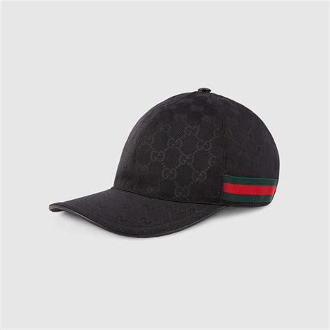 Gorra De B Isbol En Lona Gg Original Con Tribanda Web Innegro Gucci Mx