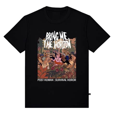 Kaos Bring Me The Horizon Post Human Survival Horror Album Premium T Shirt Bmth Rock Metal