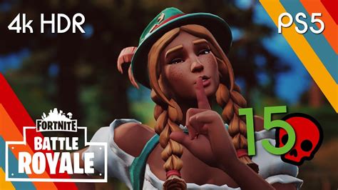 Fortnite Battle Royale Heidi Skin Showcase Before You Buy Ps5 Gameplay 4k Hdr 60 Fps Youtube