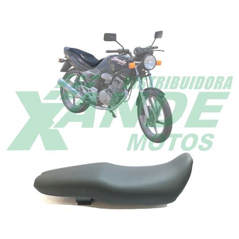 BANCO CBX 200 STRADA PRETO PIRACAPAS Distribuidora Xande Motos