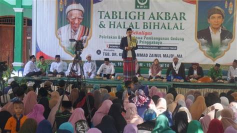 Tgb Zainul Majdi Hadiri Tabligh Akbar Di Ponpes Ridwanullah Nwdi