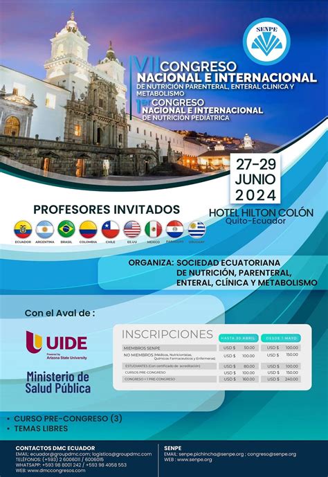 Vii Congreso Nacional E Internacional De Nutrici N Parenteral Enteral