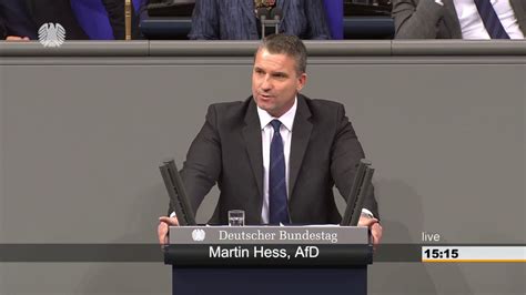 AKTUELL REDE MARTIN HESS AFD AM 20 NOVEMBER IM DEUTSCHEN