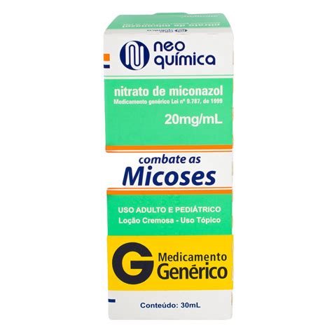 Miconazol 20mgg 2 Neo Química Genérico Loção Drogaria Araujo