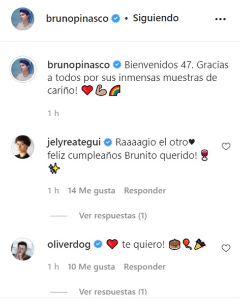 Bruno Pinasco Instagram Viral Celebra Emocionado Su Cumplea Os Y