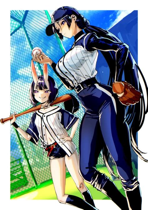 Raikou Shuten Playing Softball Scrolller