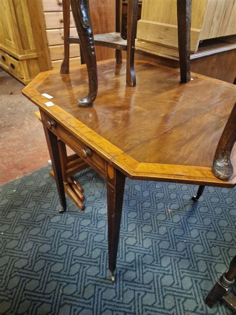 Inlaid Dropleaf Table Southgate Auction Rooms